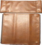 TLT Bonded Leather Replacement Cover Set for Directors Chair (Round Stick) - Saddle