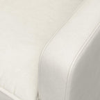 Storkcraft Timeless Reclining Glider (Ivory) -USB Charging Port, 360-Degree Metal Swivel Base, Manual Extending Foot Rest, Supportive Cushions, Durable Fabric