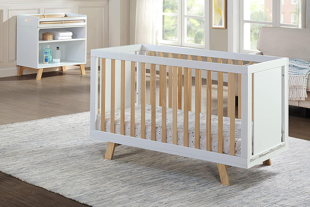 Multi Purpose Changing Table White,Natural