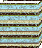 Magnetic Self-Stick 3-Ring Photo Album 100 Pages (50 Sheets), Lots of Pattern Design