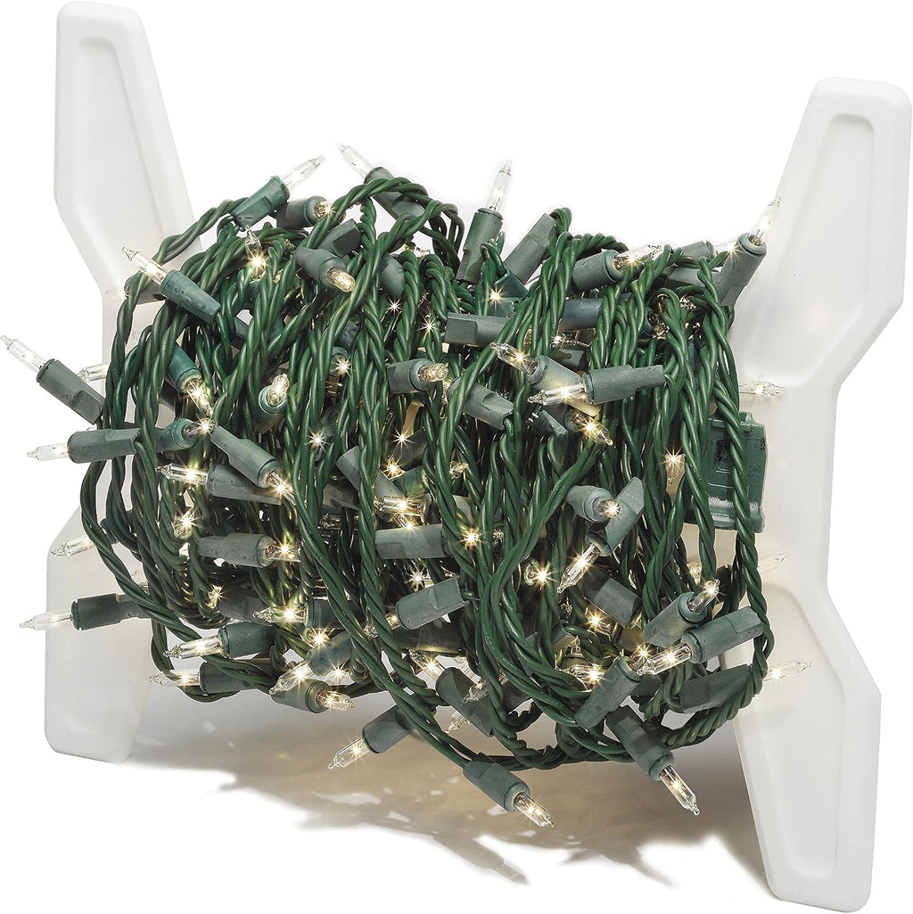 Whitmor Christmas Light Box Organizer Red with Green Trim