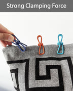 Multipurpose 2 in Chip Bag Clips 20 Pack Metal Clip for Kitchen Food Storage, Laundry Hanging, Bag Chip Bag Sealing