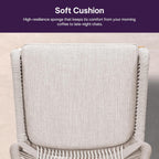 PURPLE LEAF Bar Stool 1 Piece Outdoor Bar Height Metal Stool Modern Wicker Rattan Barstools with Back Aluminum Outside Garden Patio Bar Chair, Light Grey