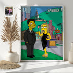 NudoHome Personalized Custom Yellow Portrait – Hand-Drawn Cartoon Style from Your Photo | Gift for Birthdays, Christmas, Mother’s Day, and Father’s Day, Gift