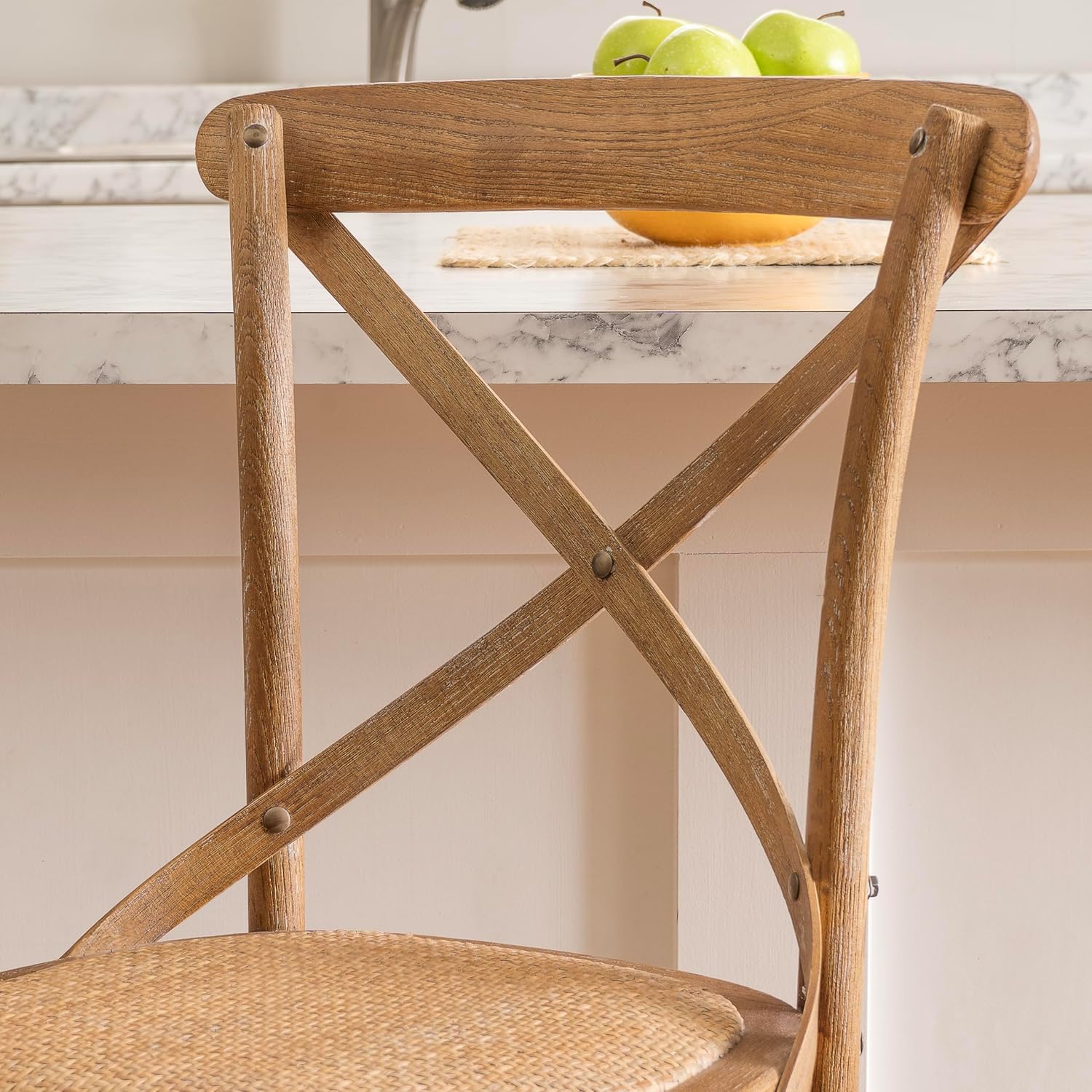 Linon Stool, Gray