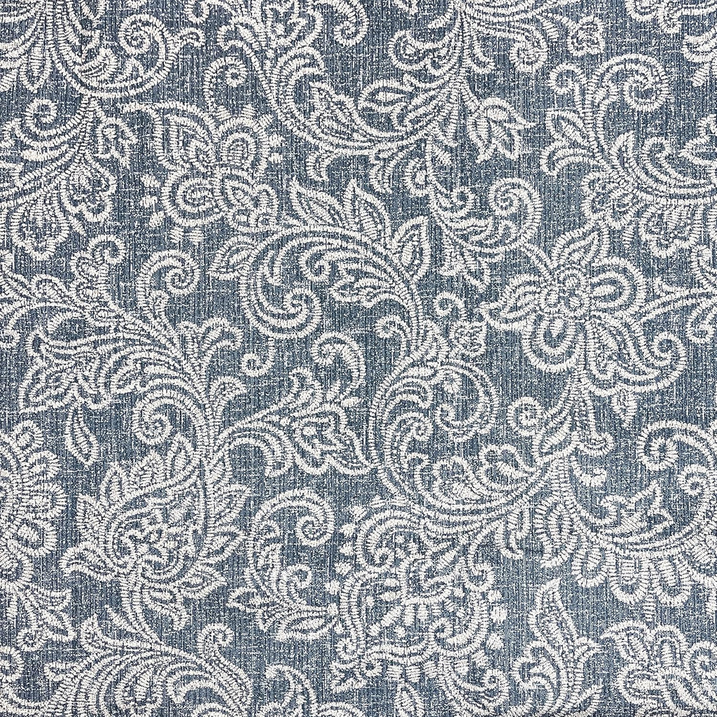 HomePop Classic Parsons Dining Chair -Denim Jacobean Print (Set of 2)