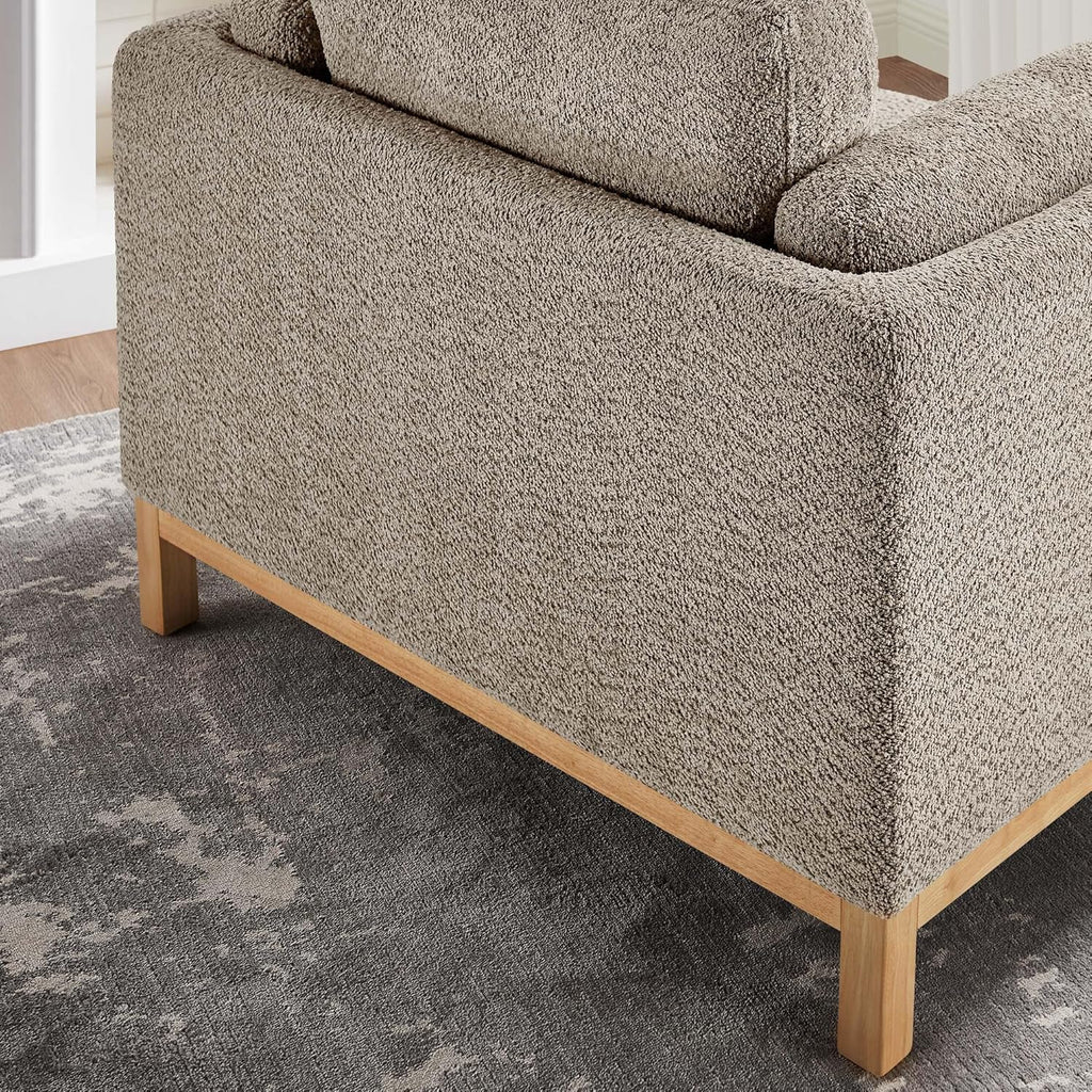 VANOMi 41.34" Oversized Accent Chair Set of 2, Chenille Armchair Living Room Chairs with Solid Wooden Legs Wide Armrest Pads, Reading Chair for Bedrooms, Apartments, Offices（Camel）