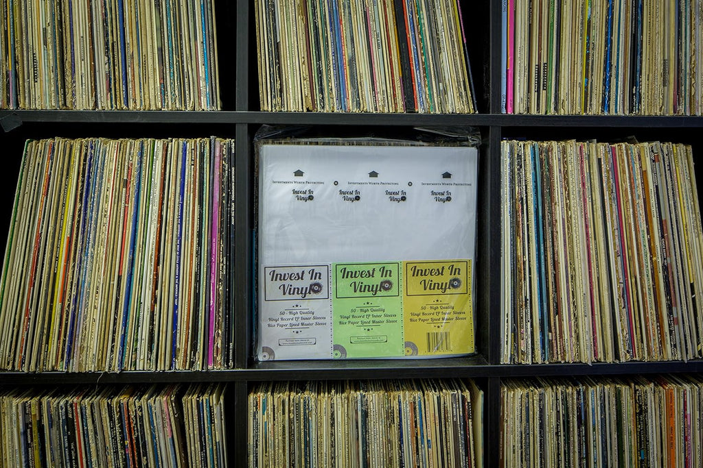 Invest In Vinyl 50 Master Sleeves Rice Paper Anti Static LP Inner Sleeves for Vinyl Records Provide Your LP Collection with The Proper Protection