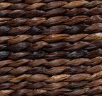 BIRDROCK HOME Seagrass Accent Stool | Made of Hand Woven Seagrass | 21 inch Stool