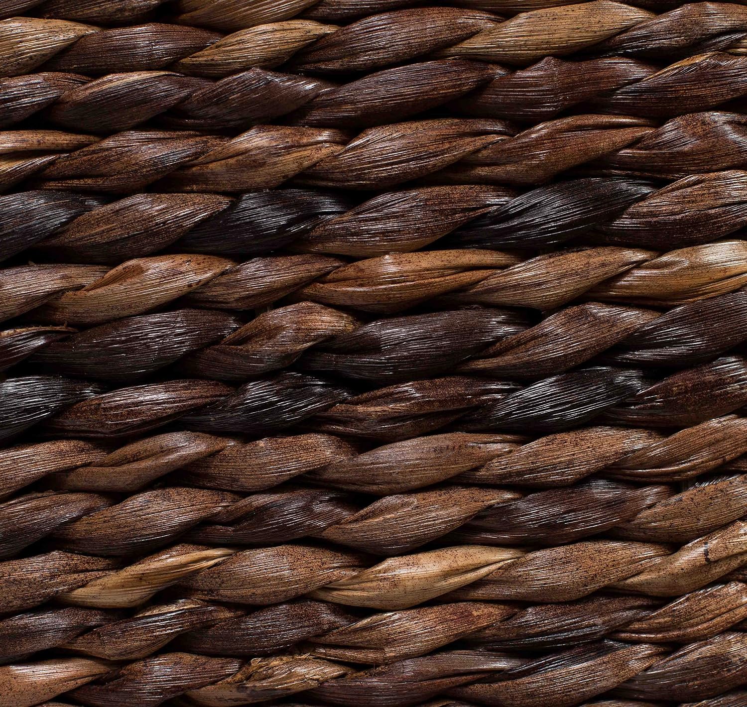 BIRDROCK HOME Seagrass Accent Stool | Made of Hand Woven Seagrass | 21 inch Stool