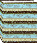 Magnetic Self-Stick 3-Ring Photo Album 100 Pages (50 Sheets), Lots of Pattern Design