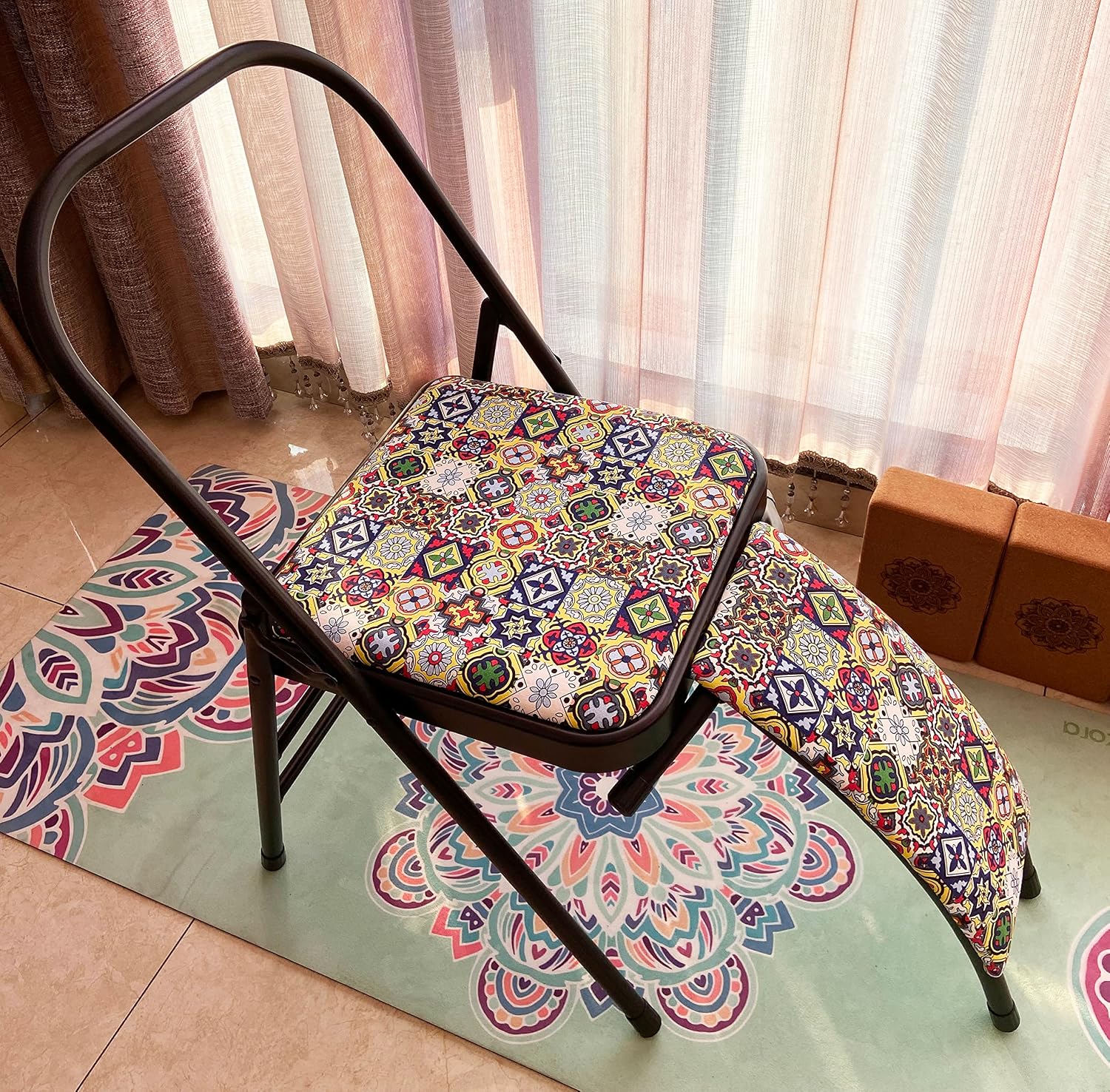 Aozora Backless Yoga Chair Prop - Flexibility and Strength Training Tool