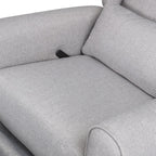 DaVinci Hayden Recliner and Swivel Glider in Misty Grey, Greenguard Gold & CertiPUR-US Certified
